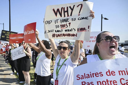 Air Canada trong 'cơn bão' đình công, thiệt hại hàng tỷ USD
