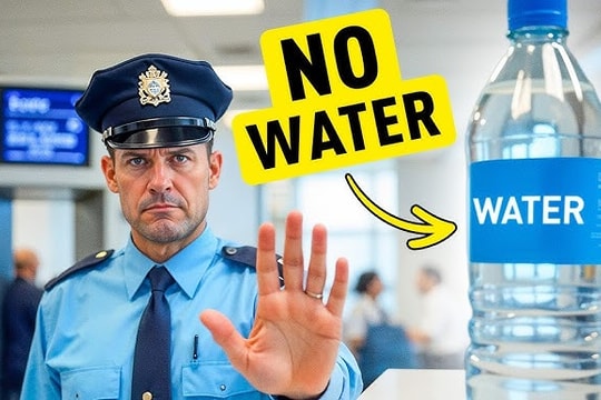 Chỉ mẹo lách luật mang nước qua cửa an ninh, PT thể hình gây tranh cãi