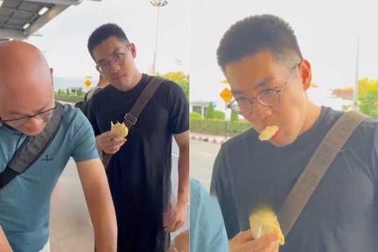 Ăn hơn 5 kg sầu riêng tại sân bay vì bị cấm mang lên máy bay