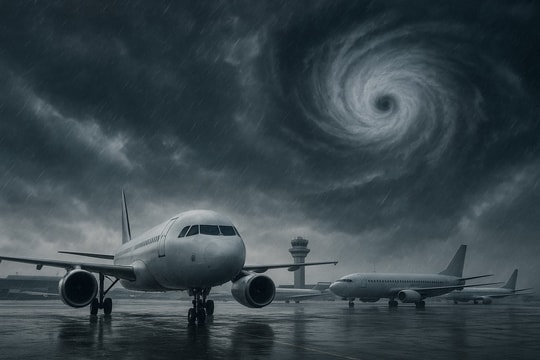 4 sân bay tạm đóng cửa trước cơn bão Bualoi