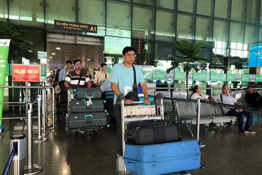 Nhà ga T1, sân bay Tân Sơn Nhất đã thông thoáng, không còn quá tải