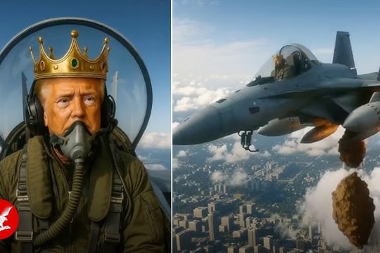 Ông Trump đăng video AI lái tiêm kích gây tranh cãi