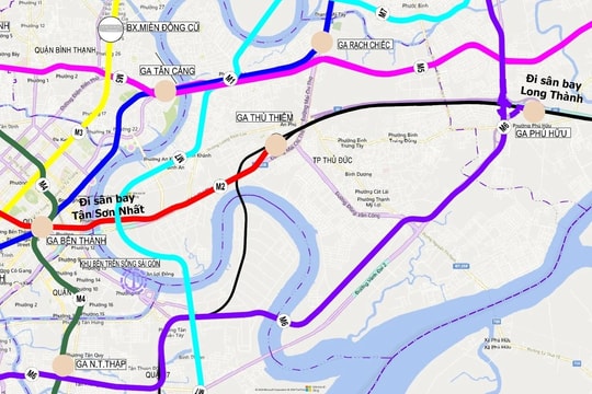 Ưu tiên dự án tàu điện ngầm kết nối sân bay Long Thành và Tân Sơn Nhất