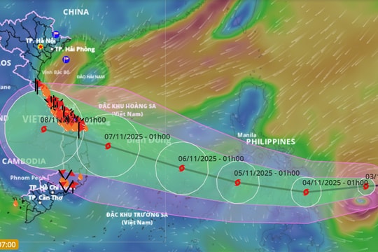 5 sân bay có thể bị ảnh hưởng khi bão Kalmaegi tăng cấp tiến vào Biển Đông