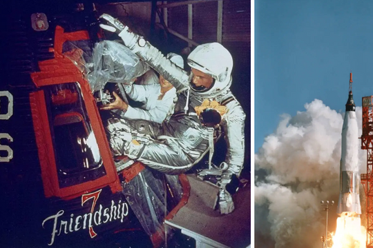 Chuyện phi thường của người Mỹ đầu tiên bay vòng quanh Trái đất
