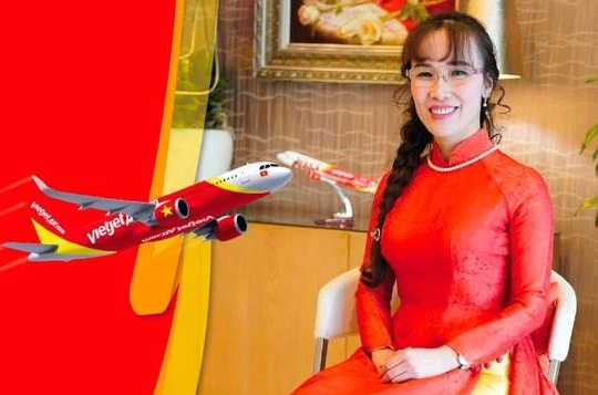 Cổ phiếu Vietjet tăng kịch trần, tài sản Chủ tịch Nguyễn Thị Phương Thảo tăng 5%