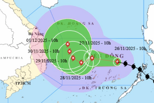 Hai kịch bản đường đi của bão KOTO, hàng không cần lưu ý