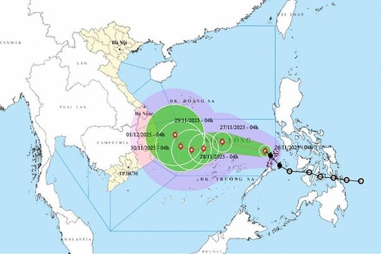 Bão số 15 Koto ảnh hưởng đến vùng thông báo bay TP.HCM