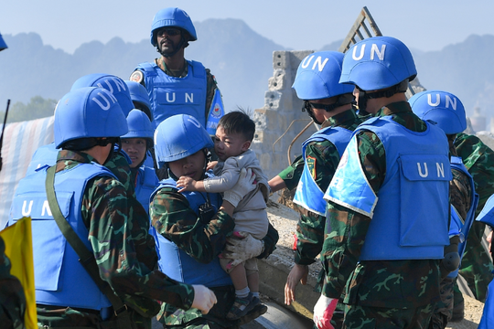 Trực thăng, flycam tham gia diễn tập gìn giữ hòa bình Việt Nam - Ấn Độ 2025