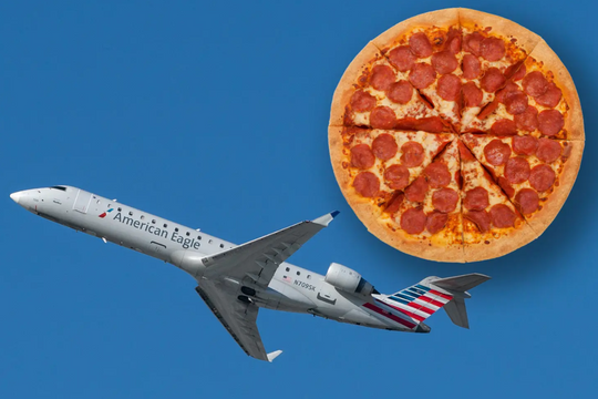 Vì sao pizza trở thành xu hướng ẩm thực của hàng không