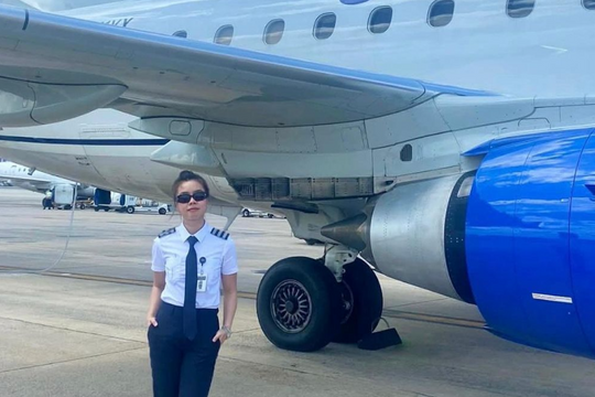 Hành trình cô gái Lâm Đồng trở thành nữ cơ phó tại Mỹ