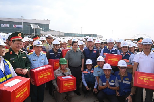 Thủ tướng Phạm Minh Chính kiểm tra sân bay Long Thành lần thứ 9