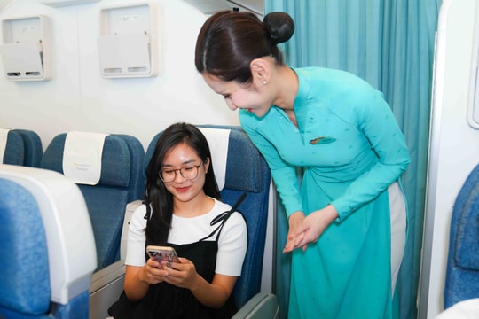 Vietnam Airlines chính thức cung cấp dịch vụ internet trên tàu bay