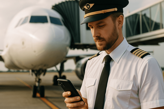 Xu hướng sử dụng eSIM của phi công, tiếp viên hàng không
