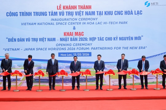 Khánh thành Trung tâm Vũ trụ Việt Nam hơn 7.000 tỷ đồng