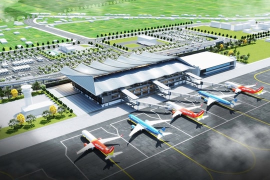 Sân bay Đồng Hới bố trí bãi đỗ xe tạm từ 8/5 phục vụ thi công nhà ga T2