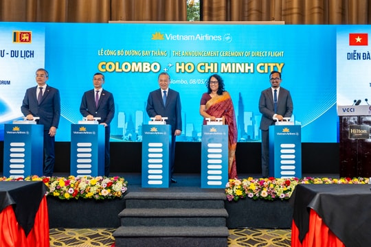 Vietnam Airlines mở đường bay thẳng tới Thủ đô của Sri Lanka từ 10/2026