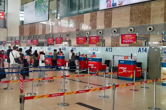 Khách bay Vietjet, Vietravel tại Nội Bài dịp này cần chú ý quầy check-in