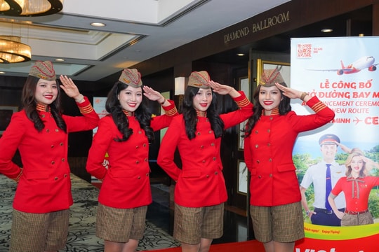 Vietjet khai trương đường bay thẳng TP.HCM - Cebu