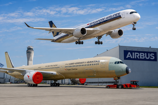 Singapore Airlines và Qantas mua thêm hàng chục máy bay thân rộng