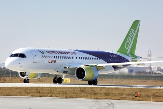Comac bắt đầu thử nghiệm phiên bản máy bay C919-600