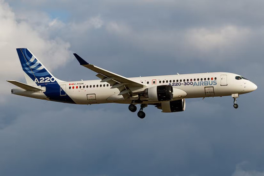 Airbus A220 sẽ có phiên bản mới từ năm 2027
