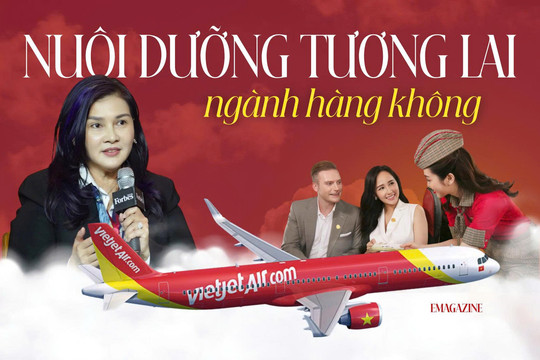 Phó Chủ tịch Vietjet và nỗi trăn trở 'nuôi dưỡng tương lai ngành hàng không'