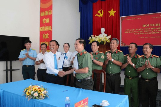 ACV và Công an tỉnh Cà Mau phối hợp tăng cường an ninh sân bay