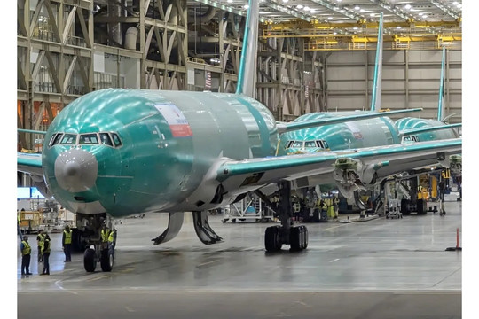 Boeing lại gặp rắc rối với dòng máy bay Boeing 777X