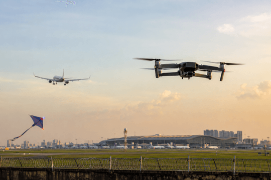 TP.HCM cảnh báo drone, diều gắn đèn ảnh hưởng an toàn bay