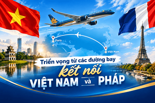 Triển vọng từ các đường bay kết nối Việt Nam và Pháp
