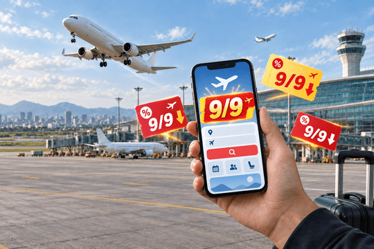 Hàng không đồng loạt giảm giá vé máy bay dịp 9/9