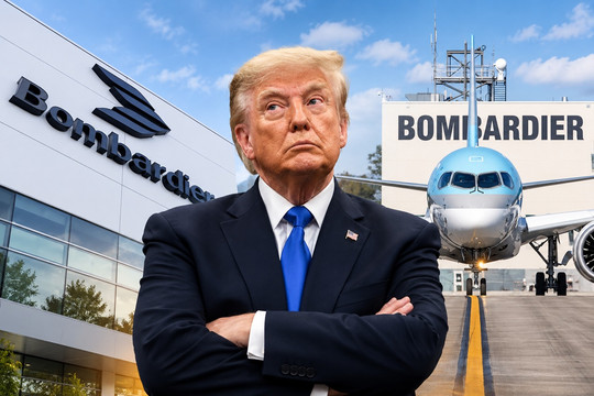 Tổng thống Donald Trump muốn cấm Bombardier bán máy bay tại Mỹ