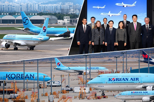Korean Air hoàn tất đơn hàng 103 máy bay Boeing trị giá 36,2 tỷ USD