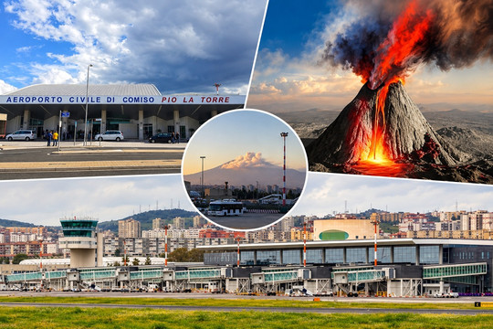 Núi lửa Etna trở thành 'nỗi ám ảnh' của sân bay Catania