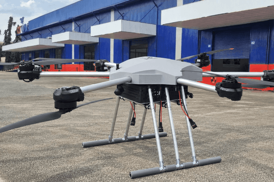 Một công ty Việt Nam thử nghiệm thành công UAV vận tải hạng nặng, chở 100 kg