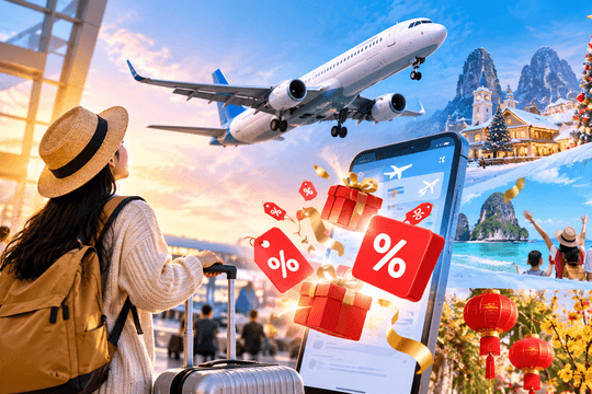 Vé máy bay cuối năm: Nhiều ưu đãi hấp dẫn, khách nên đặt sớm