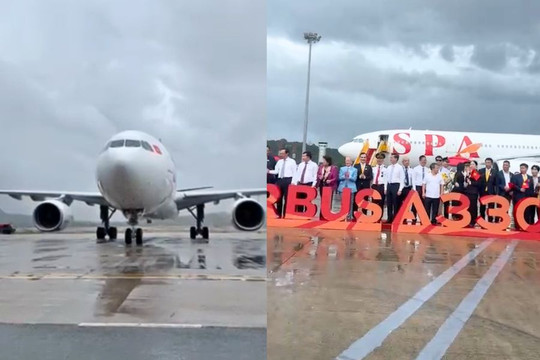 Sun PhuQuoc Airways chính thức có tàu bay thân rộng đầu tiên