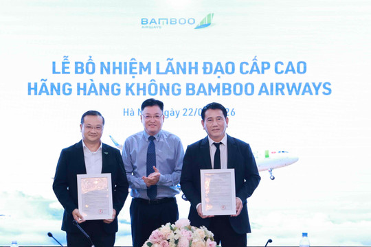 Bamboo Airways bổ nhiệm lãnh đạo cấp cao mới