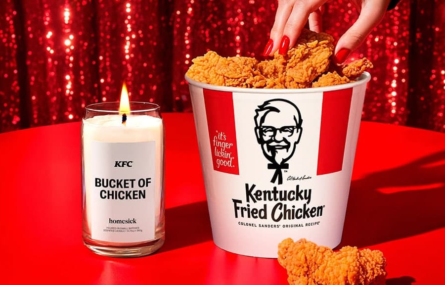 KFC ra mắt nến thơm mùi gà rán và bánh quy