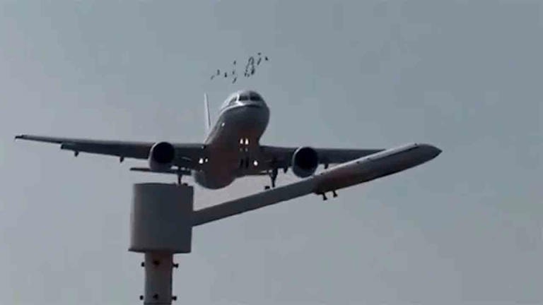 Máy bay Air China đụng phải đàn chim trời khi hạ cánh tại sân bay Hạ Môn