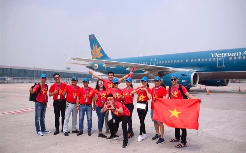 Vietnam Airlines 'tiếp lửa' đội tuyển Việt Nam tại ASEAN Cup 2024