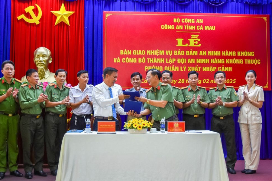 Chuyển giao nhiệm vụ an ninh hàng không tại các sân bay trên cả nước