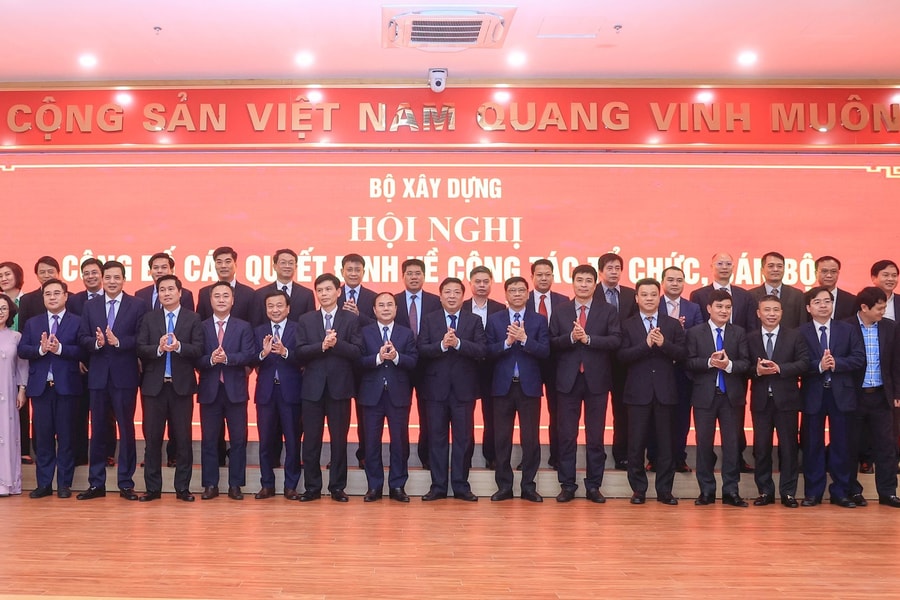 Bộ Xây dựng bổ nhiệm 146 cán bộ cấp trưởng, cấp phó