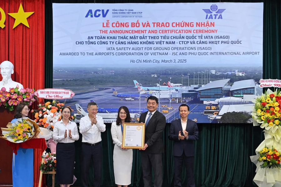 Thêm một chứng nhận an toàn quốc tế ISAGO cho doanh nghiệp hàng không Việt Nam