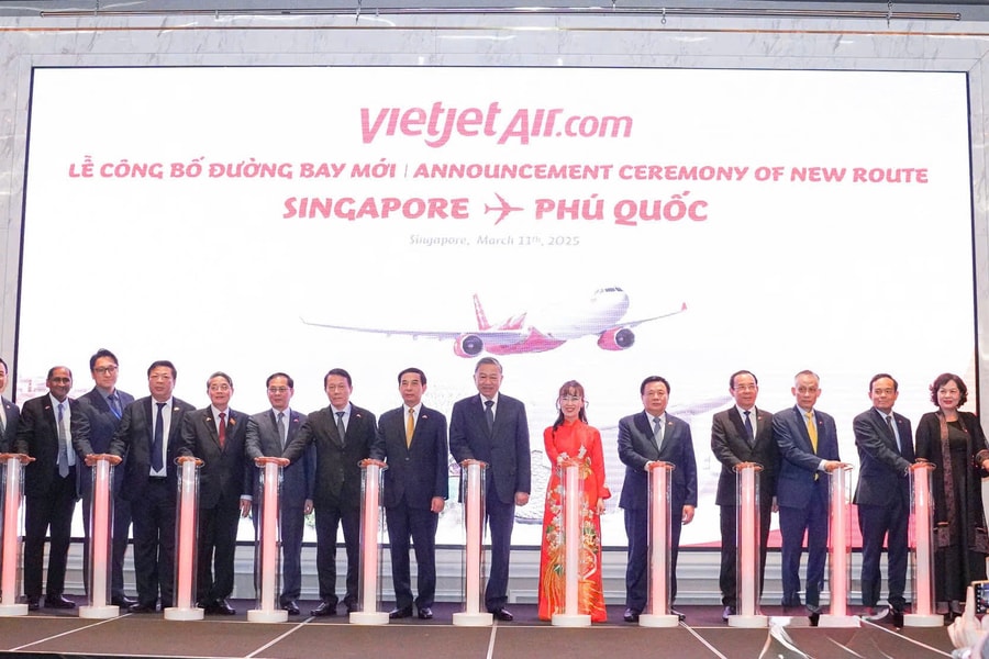 Vietjet mở tuyến Singapore - Phú Quốc, ký thỏa thuận tài trợ 300 triệu USD