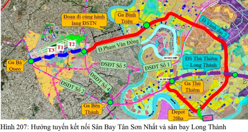 TP.HCM đề xuất phương án làm nhanh tuyến đường sắt Thủ Thiêm - Long Thành