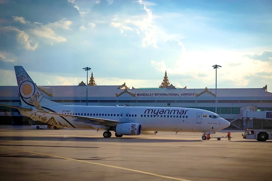 Sân bay quốc tế Mandalay hoạt động trở lại sau động đất tại Myanmar