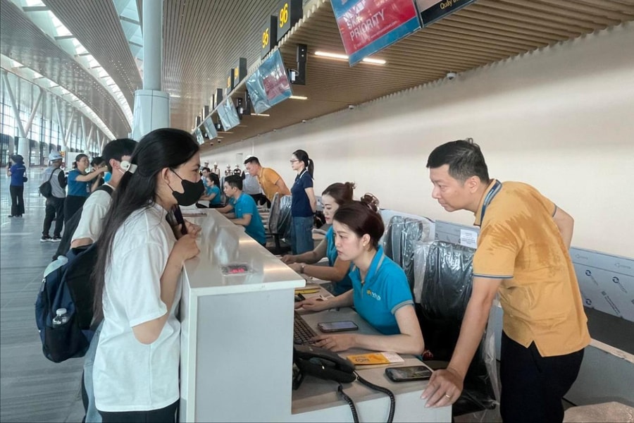 Diễn tập thử nghiệm khai thác nhà ga T3 Tân Sơn Nhất