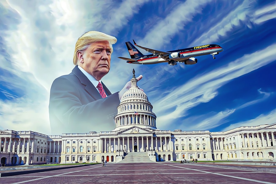 Không chỉ có 'Trump Force One' – đây là cả phi đội riêng của ông Trump